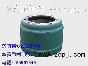 WG9231342006A,豪沃09款后制動鼓,濟南國橋汽車零部件有限公司