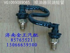 VG1099089065,噴油器回油短管,濟(jì)南金王重汽配件經(jīng)營部