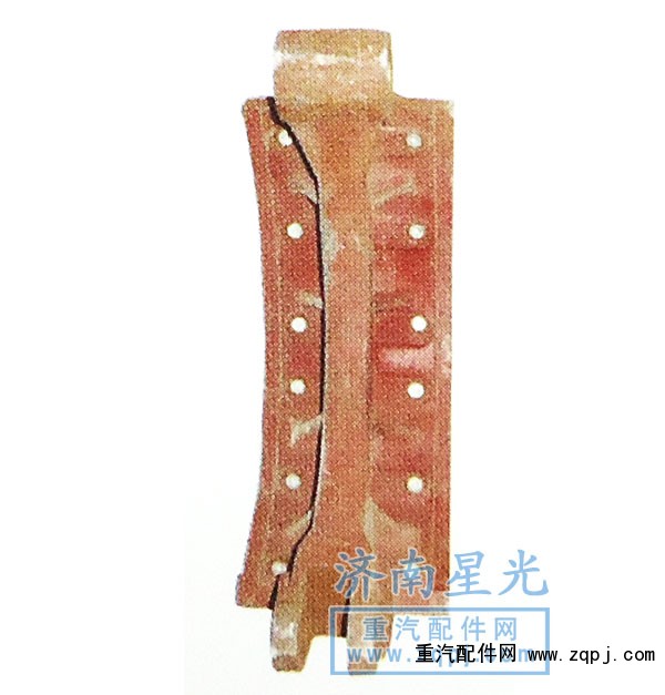 國三-前制動蹄總成-下/