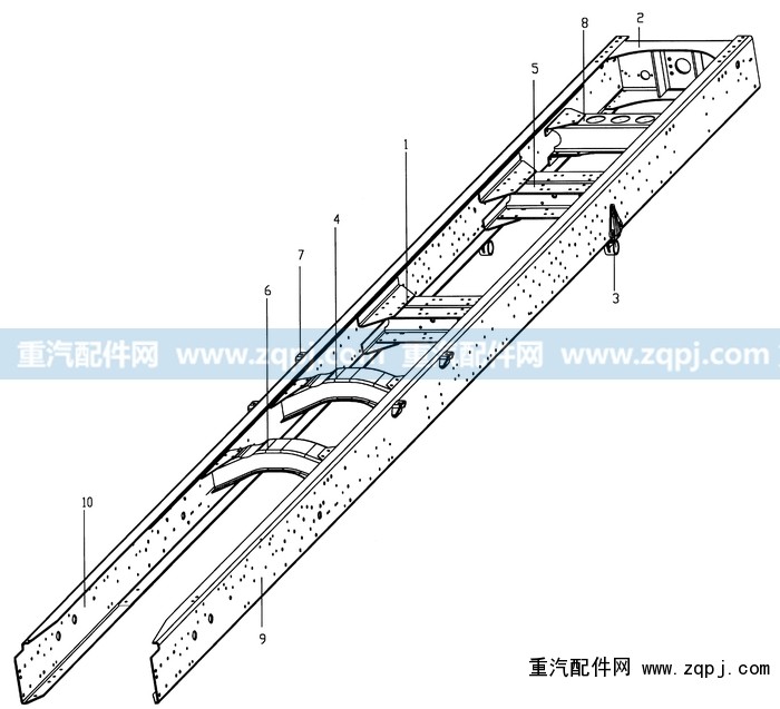 AZ9219510020,車(chē)架總成,濟(jì)南馳納重型汽車(chē)進(jìn)出口貿(mào)易有限公司
