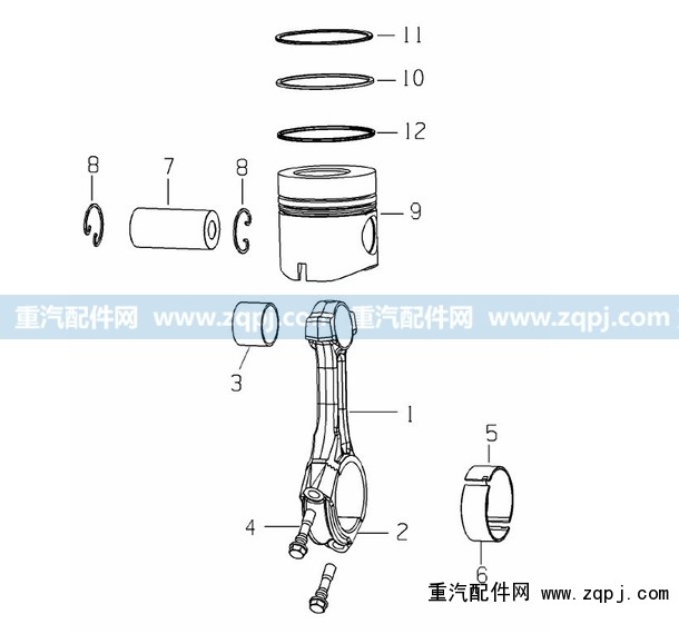 VG1540030030,活塞CNG,濟(jì)南馳納重型汽車進(jìn)出口貿(mào)易有限公司