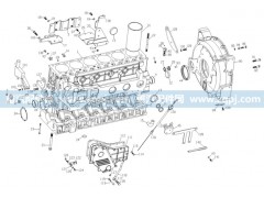 R61540010009,單缸空壓機正時齒輪室,濟南馳納重型汽車進出口貿易有限公司