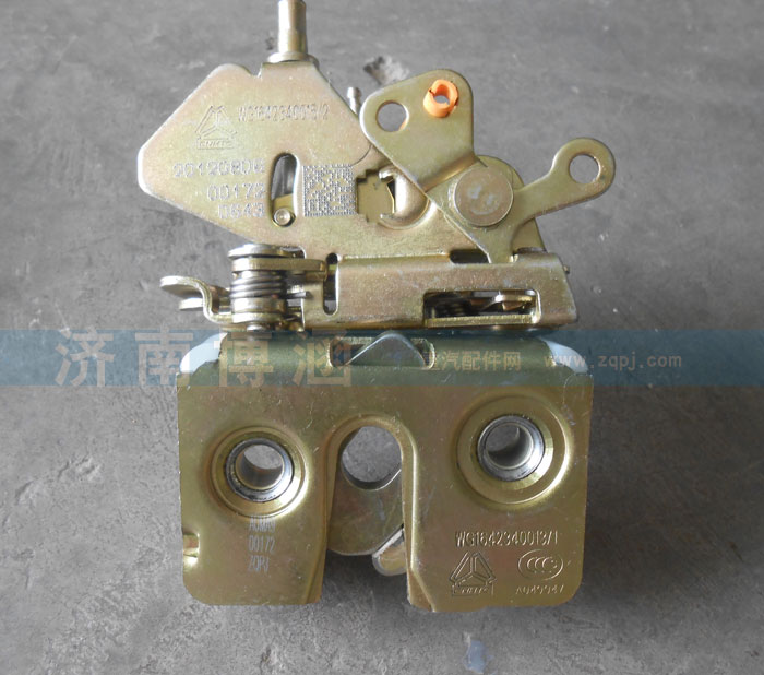 WG1642340015/2,WG1642340013/1,右車門鎖體總成,右門鎖擋塊總成,濟(jì)南博涵汽配有限公司