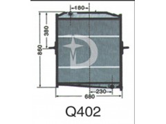 Q402,散熱器,濟南鼎鑫汽車散熱器有限公司