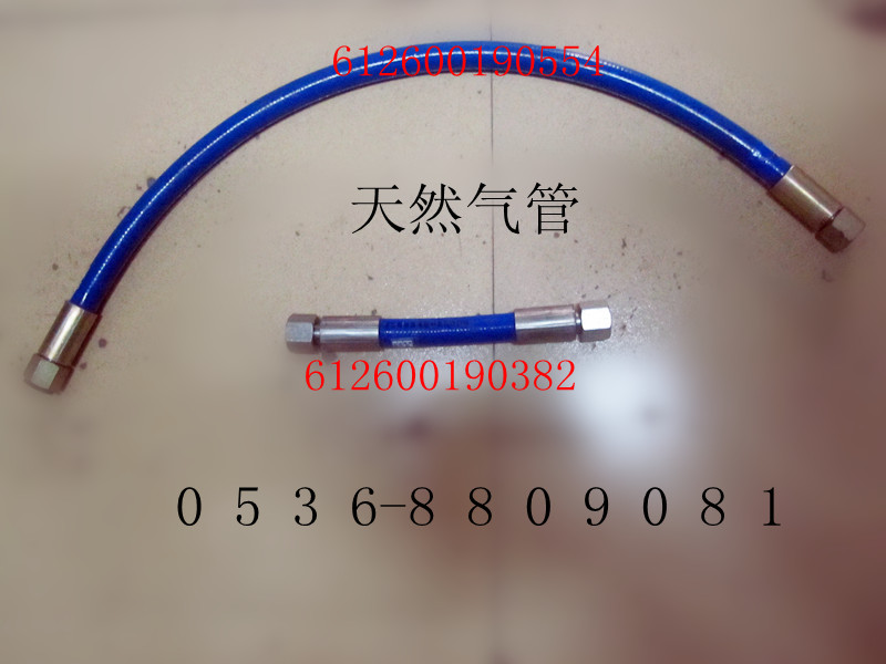 天然氣管612600190554，612600190382/612600190554，612600190382