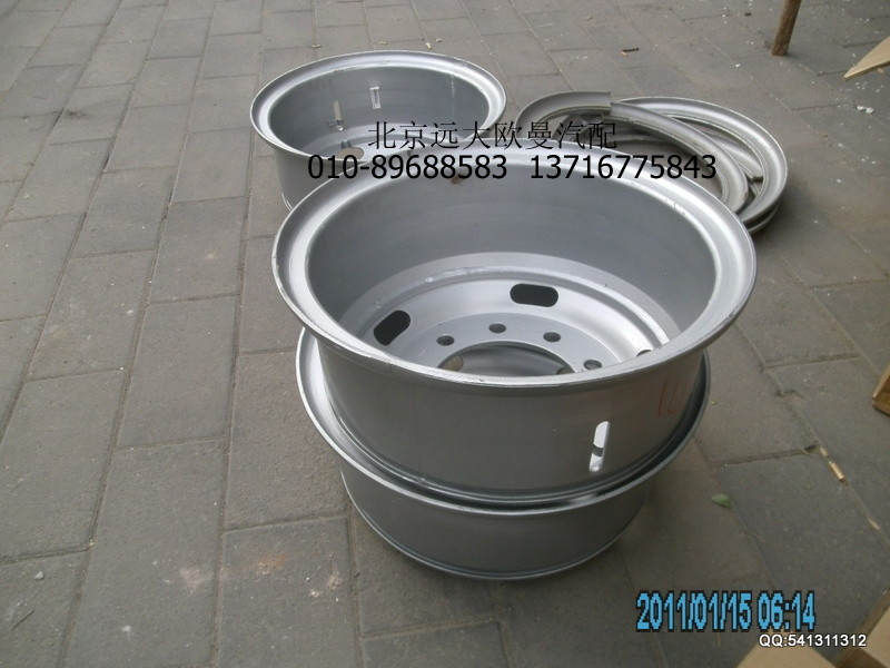 1110831100001,1110831100001鋼圈總成（7.0-20 8孔）,北京遠大歐曼汽車配件有限公司