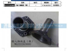 WG2222020001,輸入軸端蓋,濟(jì)南約書亞汽車配件有限公司（原華魯信業(yè)）
