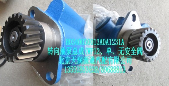 轉(zhuǎn)向油泵總成（WP12、單、無安全閥）/H0340030013A0A1231A