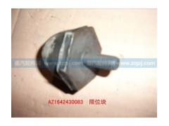 AZ1642430083,限位橡膠塊,濟(jì)南博通重汽備件庫