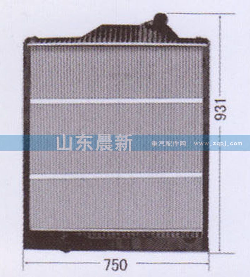 WG9120530508,散熱器水箱,濟(jì)南科宇汽車(chē)配件有限公司