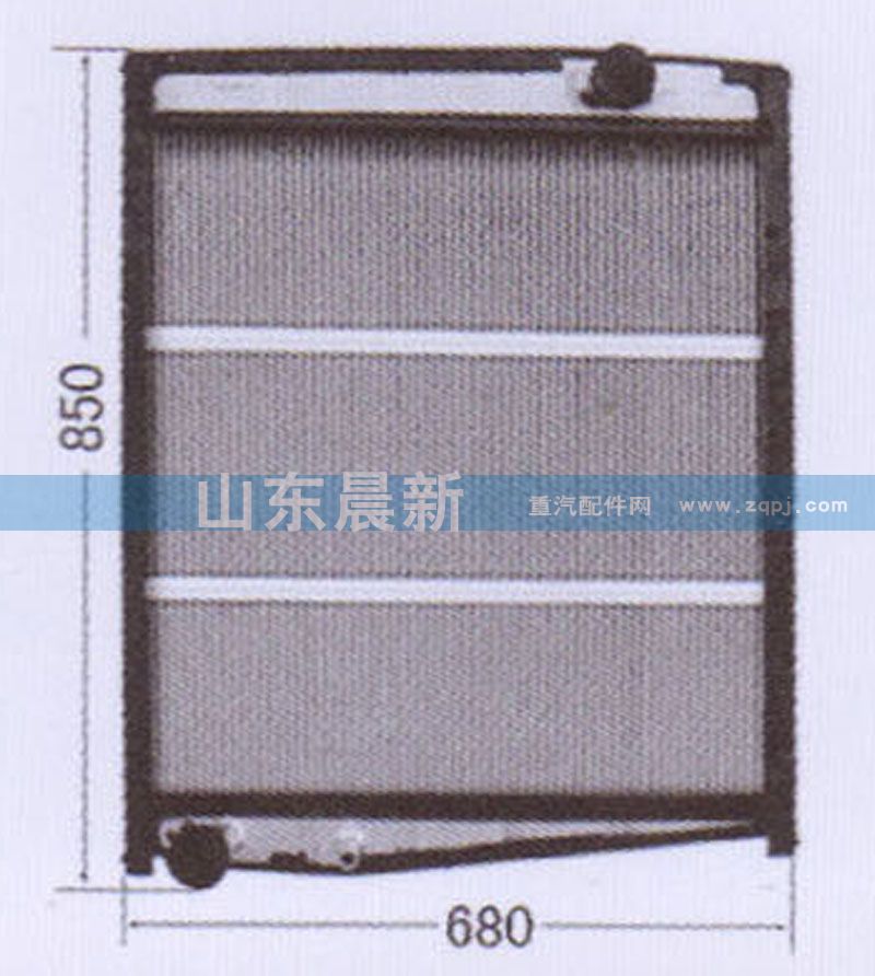 WG9125531280,散熱器水箱,濟(jì)南科宇汽車(chē)配件有限公司