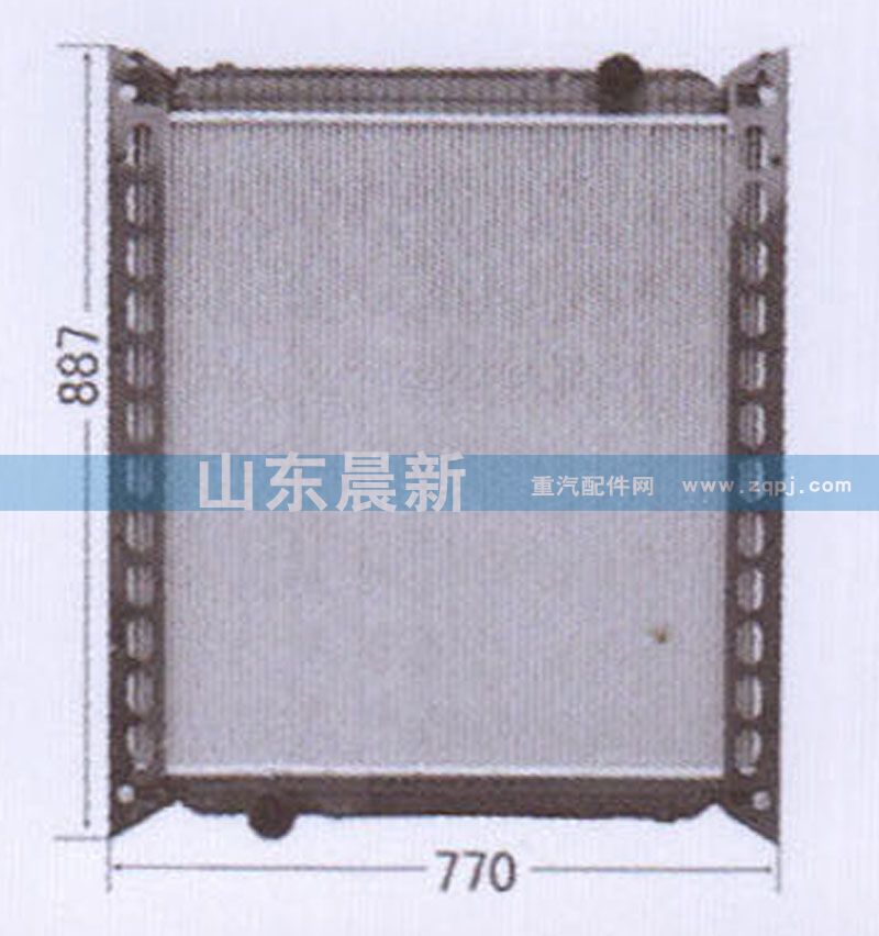 WG9719530120,散熱器水箱,濟(jì)南科宇汽車(chē)配件有限公司