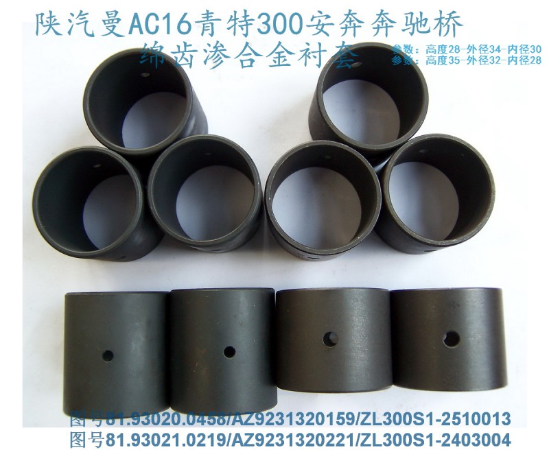 ZL300S1-2403004-ZL300S1-2510013,奔馳十字軸襯套（滲合金原廠(chǎng)襯套）,綿陽(yáng)重業(yè)齒輪有限責(zé)任公司