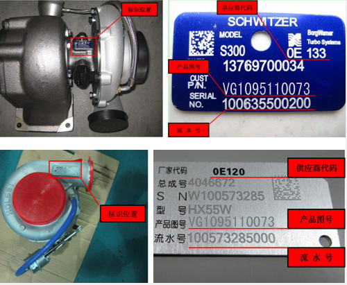 VG1095110073,增壓器,濟(jì)南約書(shū)亞汽車(chē)配件有限公司（原華魯信業(yè)）