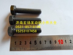 615Q0170030,后取力飛輪殼螺栓,濟南耀順汽車配件有限公司（重汽、濰柴發(fā)動機小件專賣）