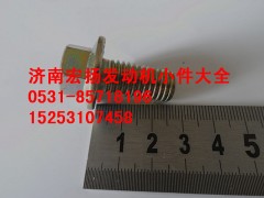 612600115145,12*25法蘭面隔熱罩螺栓,濟南耀順汽車配件有限公司（重汽、濰柴發(fā)動機小件專賣）
