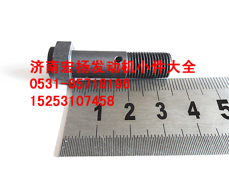 VG1560070012,M10潤滑油管空心螺栓,濟南耀順汽車配件有限公司（重汽、濰柴發(fā)動機小件專賣）