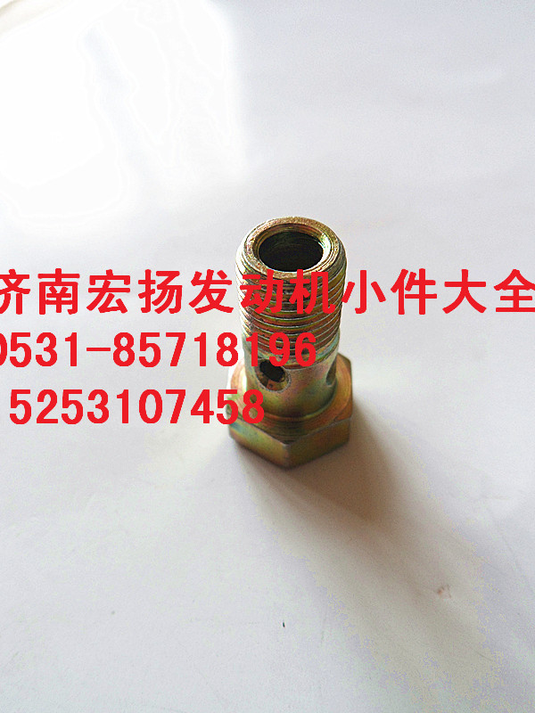 VG1246050022,M10放氣管空心螺栓,濟南耀順汽車配件有限公司（重汽、濰柴發(fā)動機小件專賣）