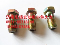 VG1540080081,M8重汽回油管空心螺栓,濟(jì)南耀順汽車配件有限公司（重汽、濰柴發(fā)動(dòng)機(jī)小件專賣）