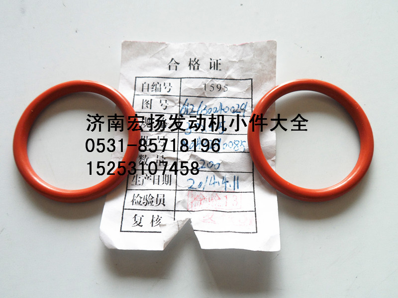 612630040029,WP12噴油器銅套密封圈,濟南耀順汽車配件有限公司（重汽、濰柴發(fā)動機小件專賣）