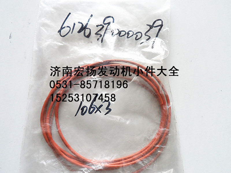 612639000039,WP12空壓機(jī)密封圈,濟(jì)南耀順汽車配件有限公司（重汽、濰柴發(fā)動機(jī)小件專賣）