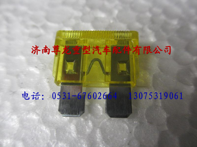 81.25436.0067,陜汽德龍黃色熔斷絲,濟南尊龍(原天盛)陜汽配件銷售有限公司
