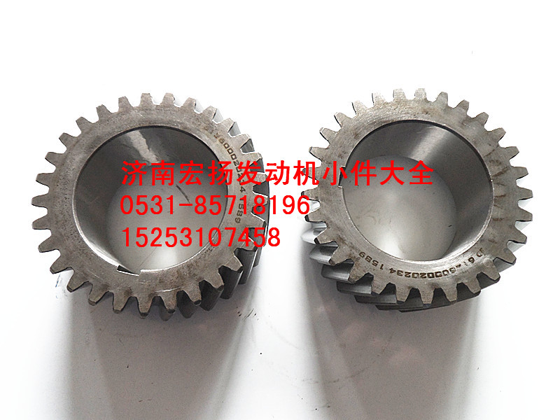 612600020234,WD618曲軸齒輪,濟南耀順汽車配件有限公司（重汽、濰柴發(fā)動機小件專賣）