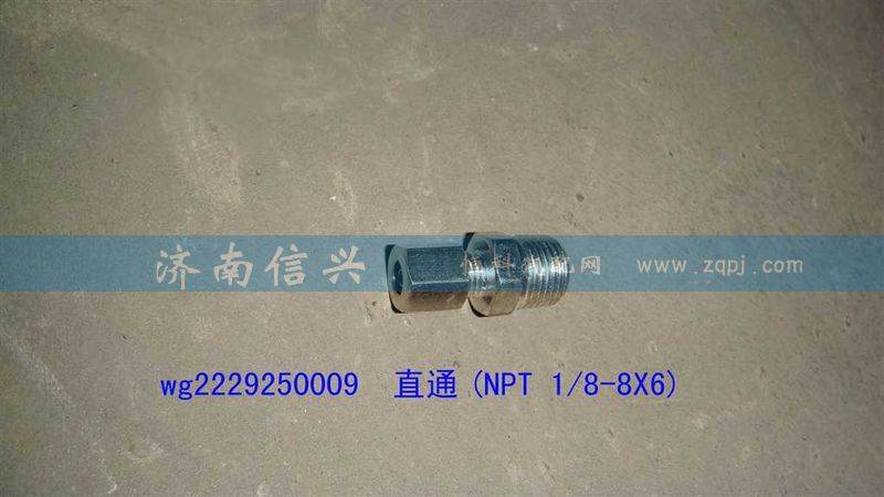 WG2229250009,直通(NPT 1、8-8X6),濟(jì)南信興汽車(chē)配件貿(mào)易有限公司
