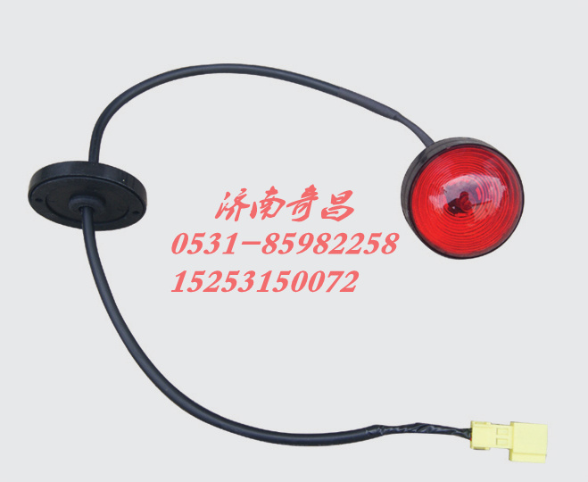 WG9725796006,HOWO后示廊燈（新插件）,濟(jì)南奇昌汽車(chē)配件有限公司