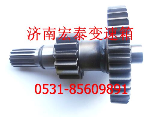 18222,副箱加長焊接軸總成,濟南宏泰變速箱專營店