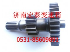 18222,副箱加長焊接軸總成,濟南宏泰變速箱專營店