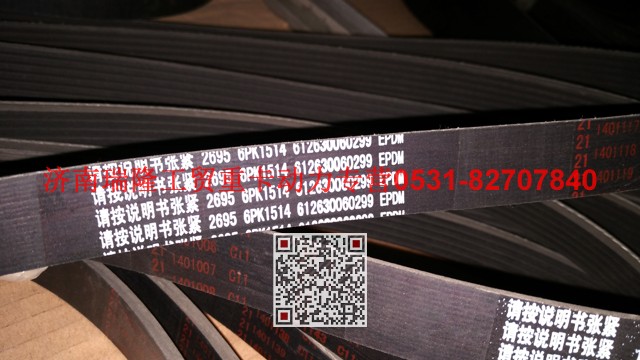 612630060299,多楔帶皮帶,濟(jì)南瑞隆工貿(mào)重卡動(dòng)力專營