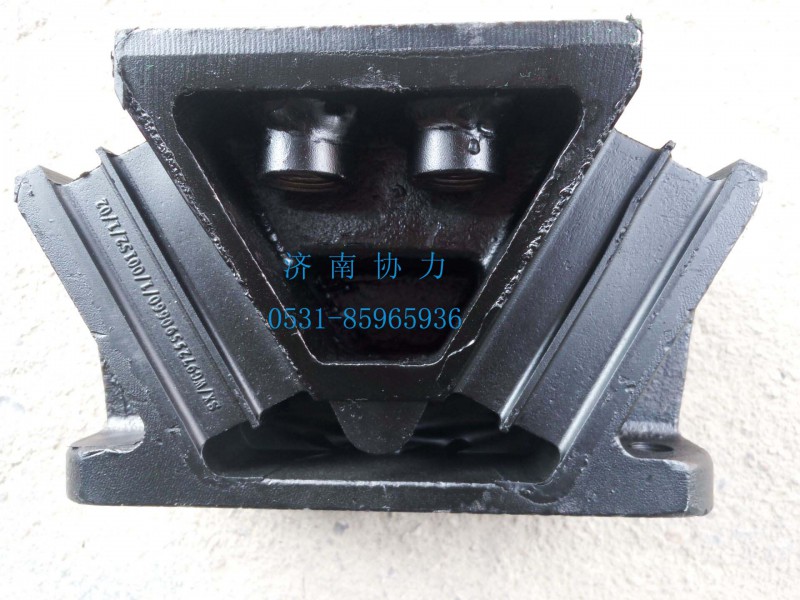 WG9725590660,后橡膠支承總成,濟(jì)南明鉅汽車配件有限公司（原濟(jì)南協(xié)力）