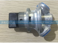 ,北奔重卡取力器開關北方奔馳PTO差速鎖開關二位三通閥,濟南匯達汽配銷售中心