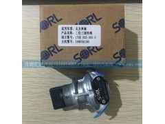 ,北奔重卡取力器開關北方奔馳PTO差速鎖開關二位三通閥,濟南匯達汽配銷售中心