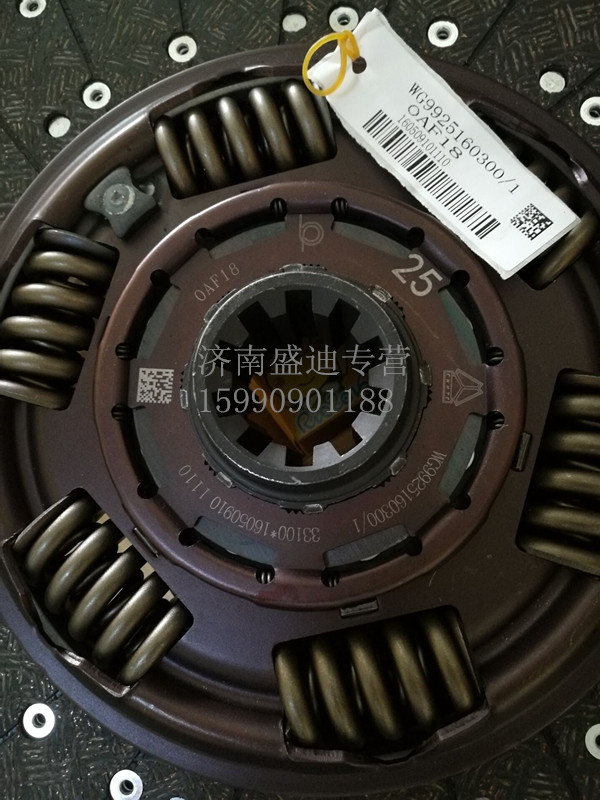 WG9925160300,離合器從動盤,濟(jì)南盛迪貿(mào)易有限公司