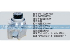 7679955603,轉(zhuǎn)向泵,濟(jì)南泉達(dá)汽配有限公司