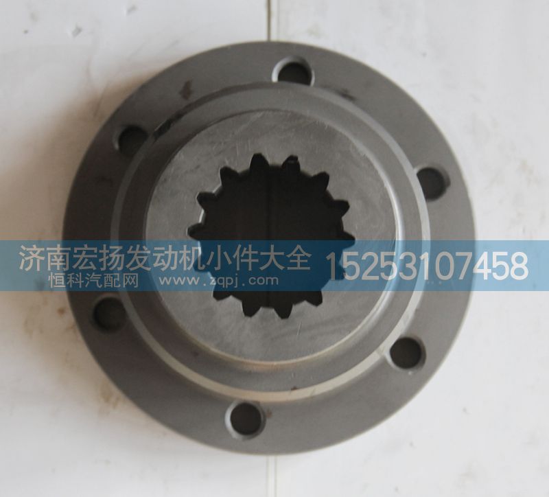 VG1500019025A,輸出法蘭,濟(jì)南耀順汽車配件有限公司（重汽、濰柴發(fā)動機(jī)小件專賣）