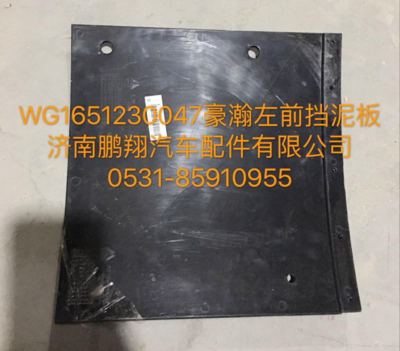 WG1651230047,豪瀚前擋泥皮,濟南鵬翔汽車配件有限公司