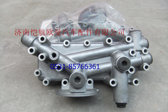 D17-030-01,機(jī)油濾清器座裝配部件，,濟(jì)南愷航歐曼汽車配件有限公司