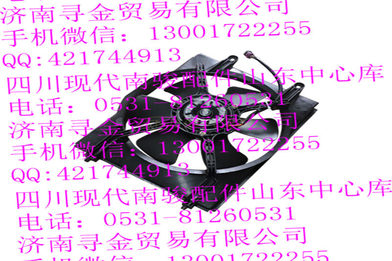 豪沃輕卡電子風(fēng)扇（右）/