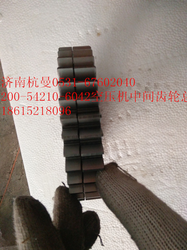 200-54210-6042,空壓機中間齒輪總成,濟南杭曼汽車配件有限公司