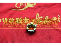 2402C-072,HOWO豪沃輕卡六角開槽扁螺母,山東悍將商貿有限公司