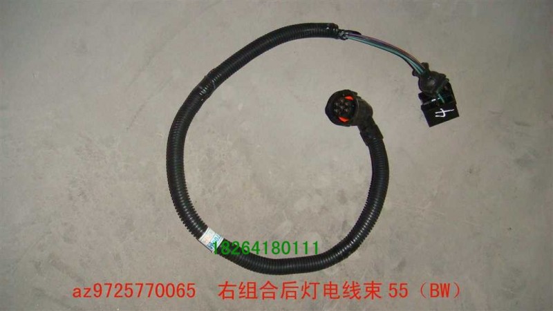 AZ9725770065,左組合后燈電線束,濟(jì)南百思特駕駛室車身焊接廠