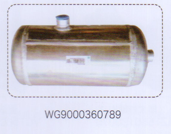 WG9000360789,重汽豪沃T7H鋁合金儲氣筒總成,濟南泉信汽配