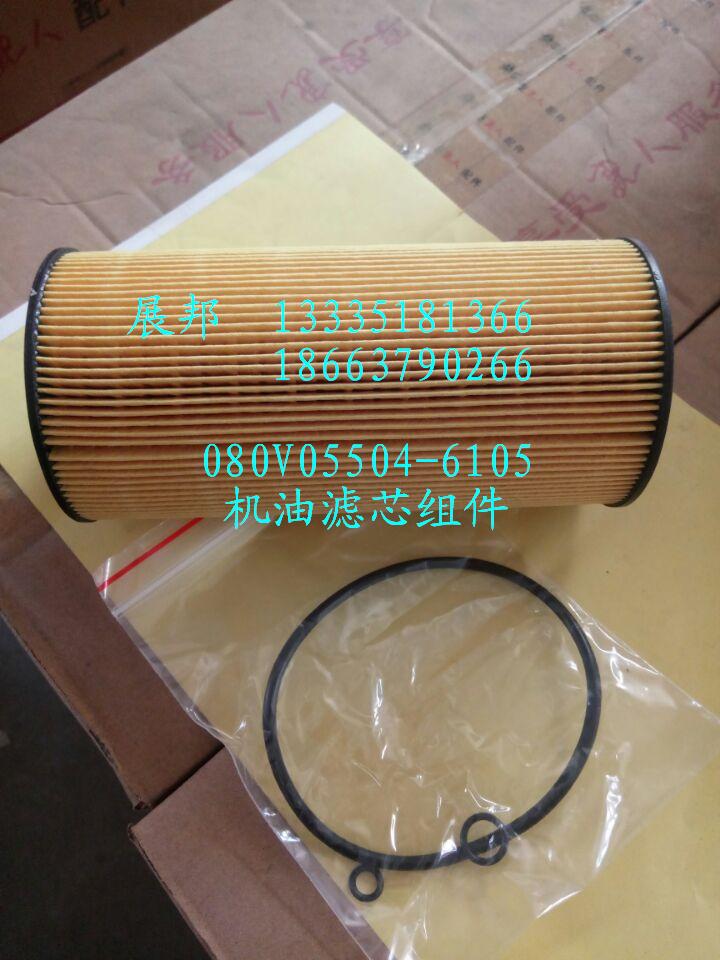 080V05504-6105,機(jī)油濾芯組件,濟(jì)南冠澤卡車配件營(yíng)銷中心