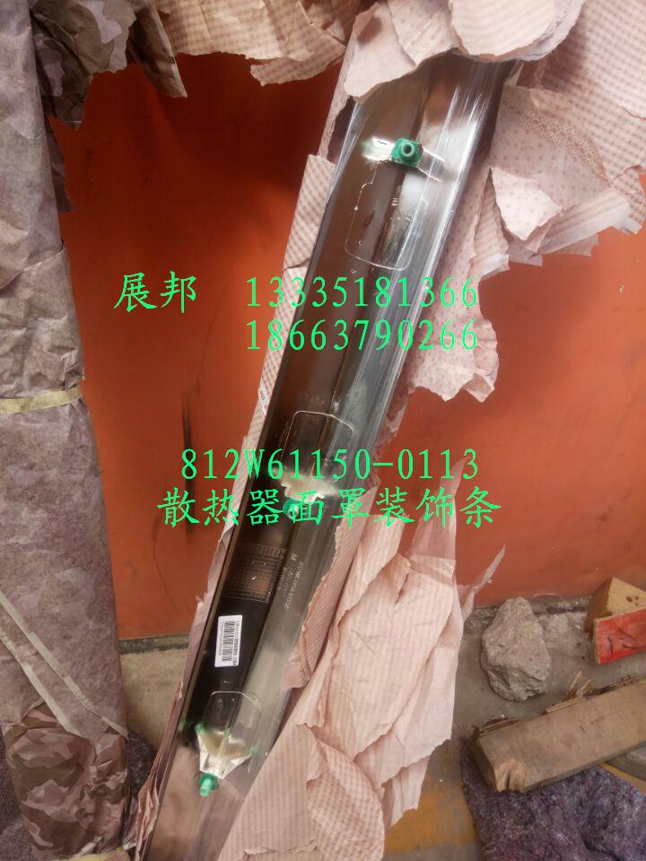 812W61150-0113,散熱器面罩裝飾條,濟南冠澤卡車配件營銷中心