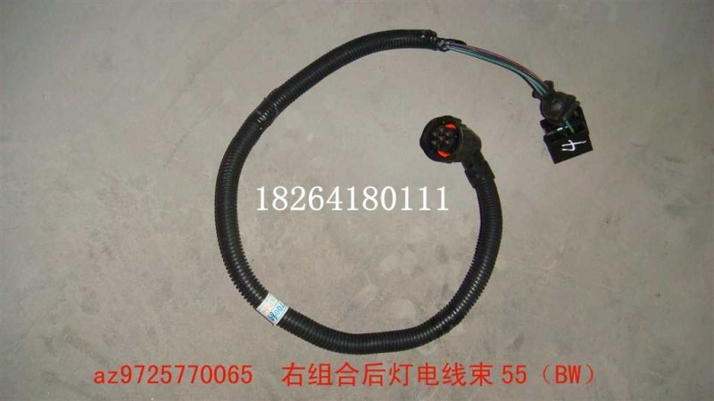 AZ9725770065,組合后燈電線束,濟(jì)南百思特駕駛室車(chē)身焊接廠