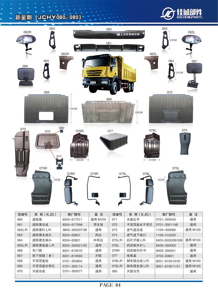 紅巖新金剛遮陽(yáng)罩支架，小8204-63821/8204-63821