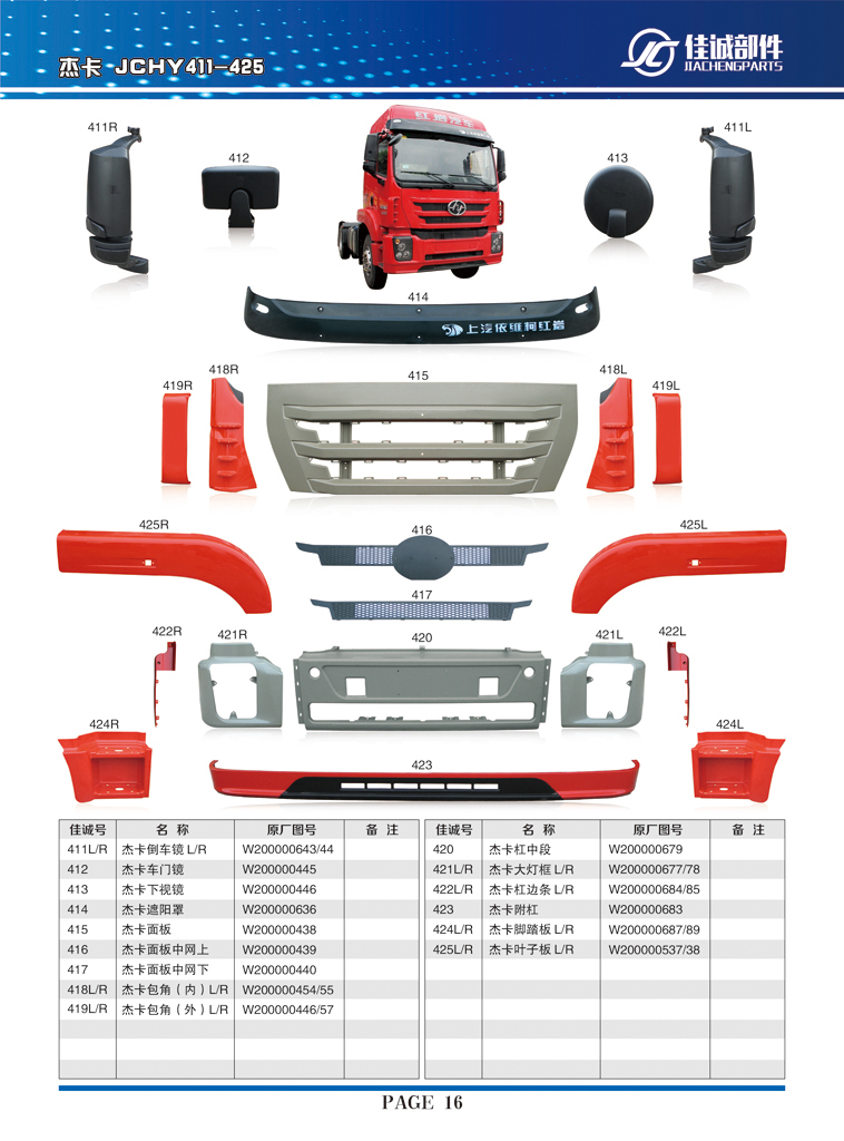 W200000445,紅巖杰卡車門鏡,丹陽市華耀佳誠(chéng)汽車零部件有限公司